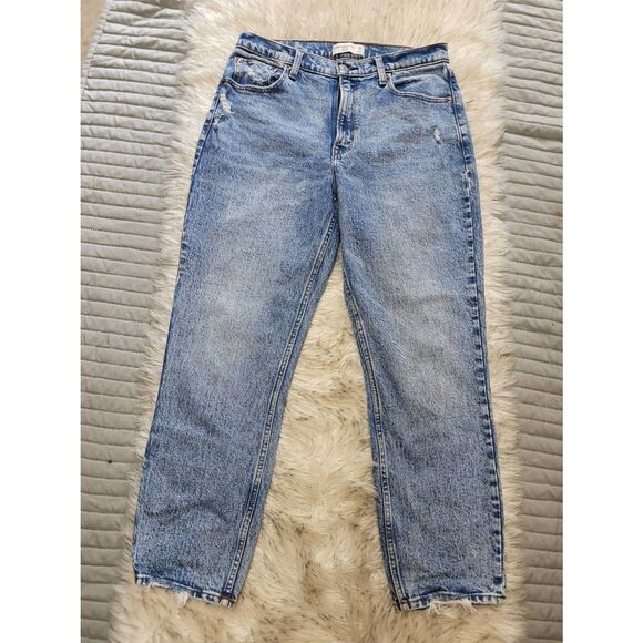 Abercrombie and Fitch The Mom Hi-Rise Acid Wash, Women's 8 - Picture 1 of 3